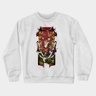 Adhirudha – Anthro Bornean Clouded Leopard Crewneck Sweatshirt